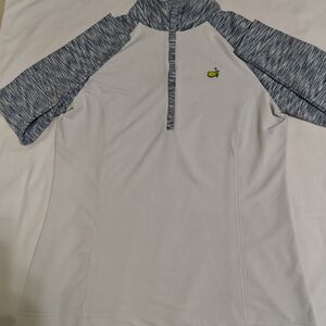 Magnolia Blue and White Polo Shirt